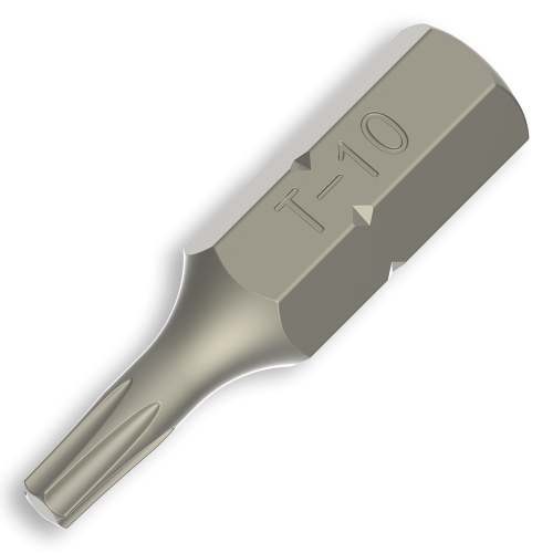 Bit Torx TX10 - 25 mm, 3mm