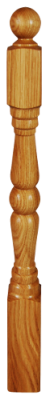 Dřevěný sloup SL05 - Dřevina: Smrk