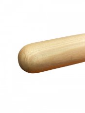 Dřevěné madlo kruhové R38 - ∅ 38 mm, kulatý konec, borovice napojovaná