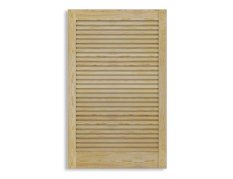 Lamelové dveře 615 x 494 mm - borovice, otevřený profil