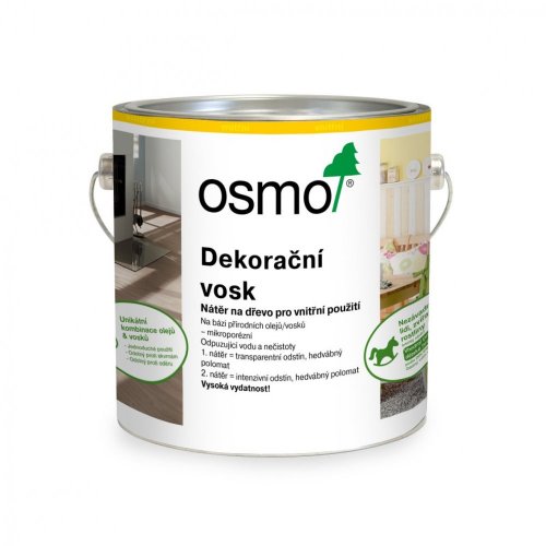 OSMO Dekorační vosk - transparentní odstíny