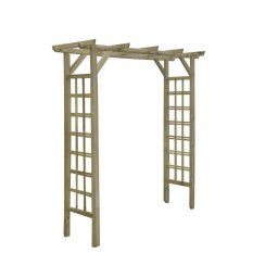 Zahradní pergola rovná s mříží HOLLY - 2140 x 2100 x 720 mm