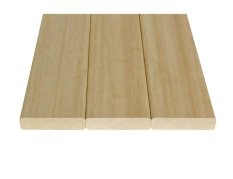 Lavičkový profil saunový 22 x 80 x 1000 mm - abachi, kvalita A