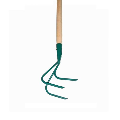 3 hrotý kypřič půdy s násadou - 100 cm