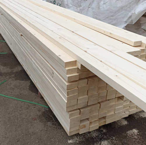 Hoblovaná fošna 50 x 150 x 4000 mm - smrková, sušená
