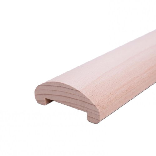 Dřevěné madlo HL65 - 65 x 25 mm, buk cinkovaný - Délka madla: 3m