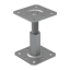 Patka pilíře stavitelná šroubem 100 x 100 x 100 - 150 mm matice M20
