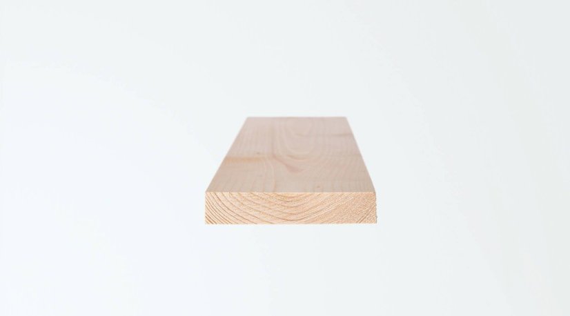 Hoblovaná fošna 29 x 145 x 5100 mm - sev. smrk, sušená