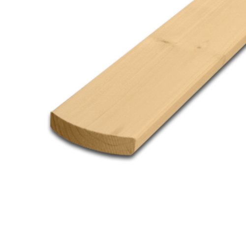Plotovka 9C AS 18 x 82 x 1500 mm - zaoblená, smrk, sušená, opracovaná