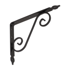 Konzole dekorativní kovaná černá 240 x 190 mm, WOZ 240HB