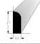 Rohová lišta č.360 - 27 mm x 10 mm x 2,40 m, vnitřní, nastavovaná BO/SM, RV2710