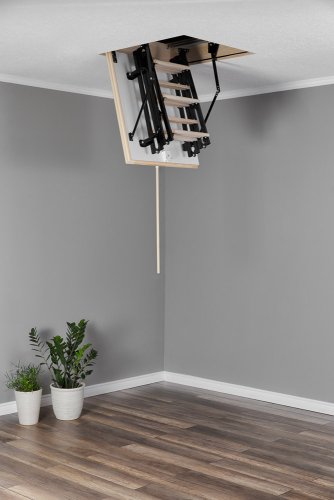 Půdní schody MINI EXTRA H265 - Rozměr segmentu: d90 x š70 cm