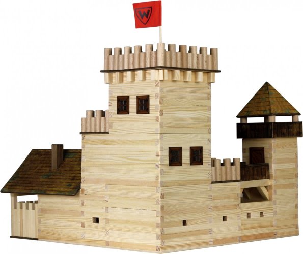 Hrad 607 dílů - dřevěná stavebnice