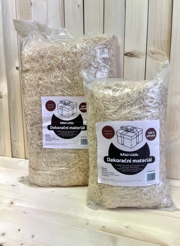 Dekorační dřevitá vlna - 1kg