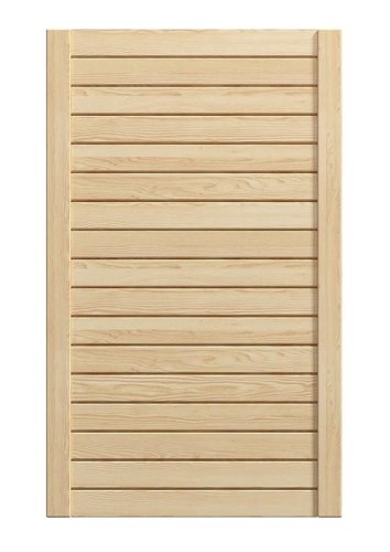 Lamelové dveře 766 x 394 mm - borovice, zavřený profil