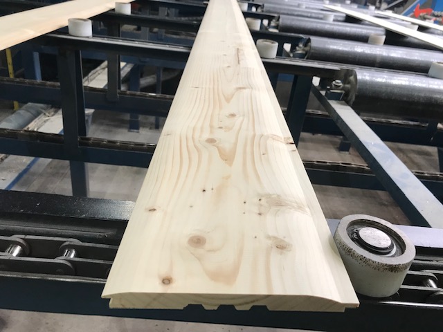 Palubky 18 x 196 x 5100 mm - 6ks/bal.RW, severský smrk, srubový profil AB