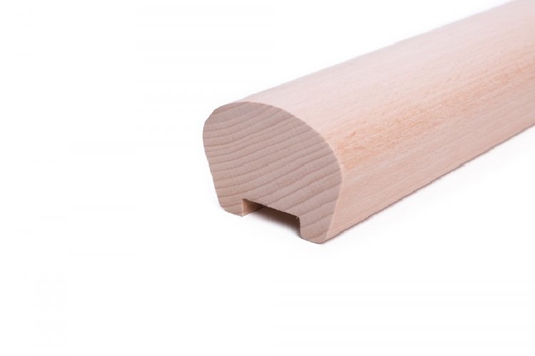 Dřevěné madlo HL39 - 50 x 40 mm, buk cinkovaný - Délka madla: 3m