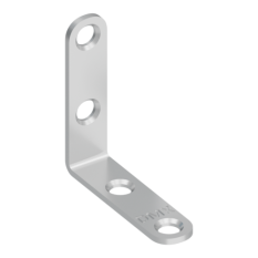 Úhelník montážní FKW50 50 x 50 x 13 x 2,0 mm stříbrný zaoblený 4ks/bal (4482414)