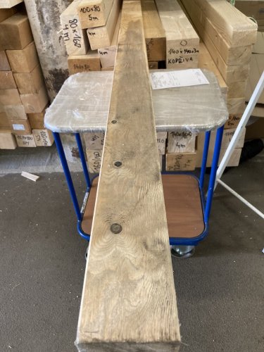 Hoblovaný hranolek C 60 x 60 x 5000 mm - smrkový, sušený