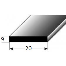 Plochá lišta č.065 - 20 mm x 10 mm, smrková, ŠH2010