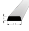 Krycí lišta č.314 - 25 mm x 8 mm x 2,40 m, nastavovaná BO/SM, K2508