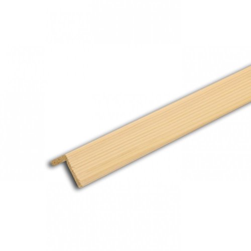 Rohová lišta č.170 - 20 mm x 20 mm, 3 oblé hrany " L", smrková, ŠL2020B