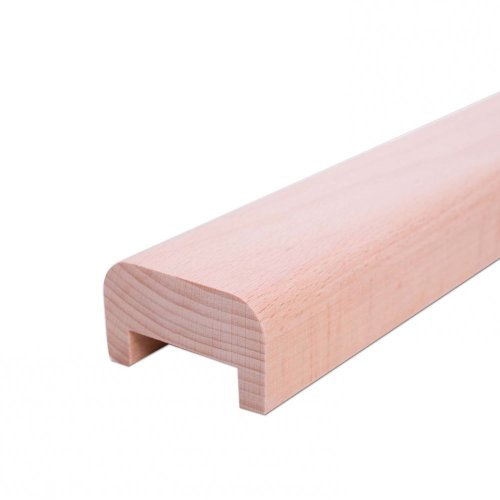 Dřevěné madlo panelákové HLPD4828 - 48 x 28 mm, buk cinkovaný - Délka madla: 3m