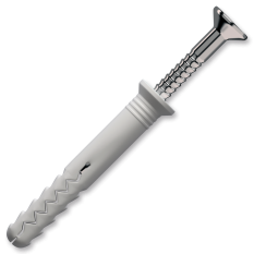 Hmoždinka natloukací 6x45 mm, zápustná hlava