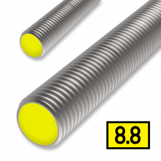 Závitová tyč 14/1000 DIN 976, 8.8 zinek, bílá (M03)