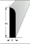 Podlahová lišta č.029 - 40 mm x 8 mm, vnitřní, smrková, ŠS4008A