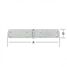 Závěs francouzský ZF 120 120 x 33 x 2mm (807101)