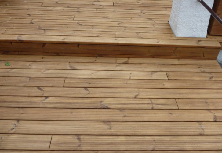 Prkno terasové a bazénové LunaDeck2 26 x 117 mm - THERMOWOOD