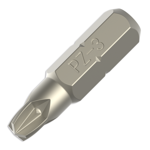 Hrot pozidrive PZ3 - 25 mm, 6mm