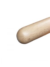 Dřevěné madlo kruhové R38 - ∅ 38 mm, kulatý konec, buk napojovaný
