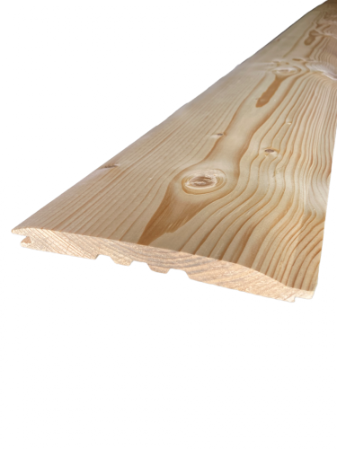 Palubky 18 x 196 x 5100 mm - 6ks/bal.RW, severský smrk, srubový profil AB