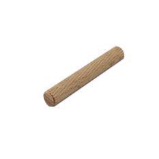 Spojovací kolík - ∅ 10 x 70 mm, spirálově rýhovaný, bukový, 50 ks/bal
