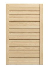 Lamelové dveře 766 x 394 mm - borovice, zavřený profil