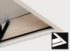 Krycí lišta pro půdní schody Oman 120x70 DSS LM-1 TDSS10003