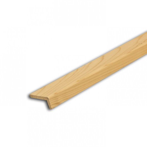 Rohová lišta č.160 - 15 mm x 40 mm, 1 oblá hrana " L", smrková, ŠL1540D