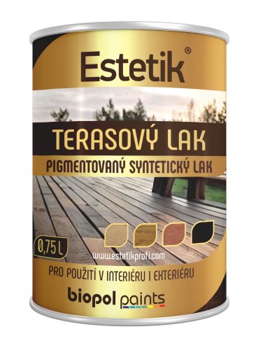 Estetik terasový olej 2,5L - Barva: Palisandr, Balení: 2,5 l
