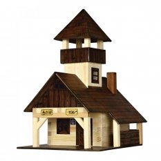 Horská bouda 135 dílů - dřevěná stavebnice