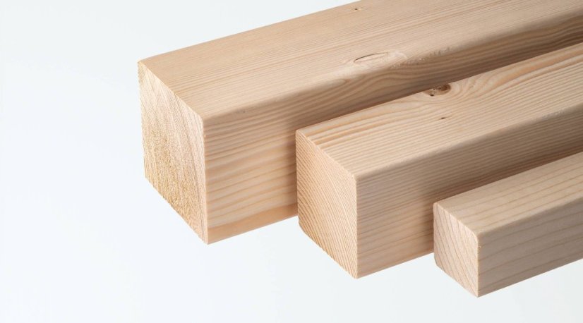 Hoblovaný hranolek 29 x 29 x 2100 mm - sev. smrk, sušený