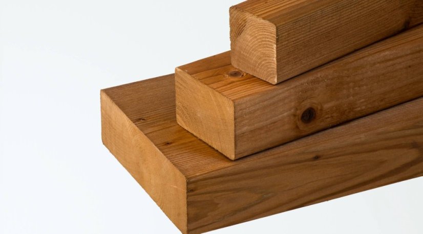 Hoblovaná fošna 45 x 195 x 5100 mm - sev. smrk, sušená, tl. impregnace
