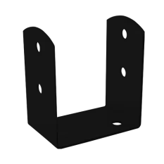 Kotevní prvek typ U černý 101x101x140x2,5 mm PSOL (49401002)
