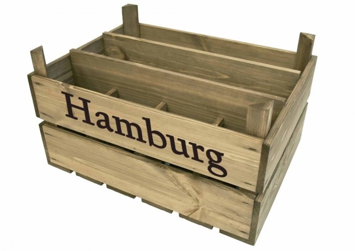 BEDÝNKA na lahve borovice š/v/d: 320 x 250 x 440 mm HAMBURG