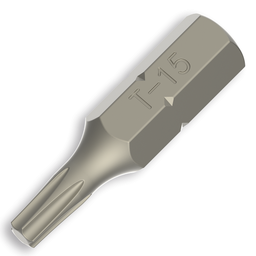 Bit Torx TX15 - 25 mm, 4mm