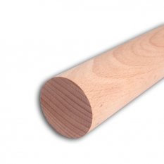 Dřevěné madlo kruhové HL40 - ∅ 40 mm, dub cinkovaný