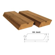 Obkladový profil SSS 26 x 92 mm - THERMOWOOD
