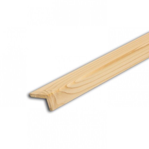 Rohová lišta č.156 - 15 mm x 35 mm, 1 oblá hrana " L", smrková, ŠL1535D