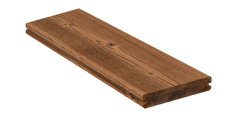 Prkno terasové a bazénové Luna SHP Profix 2 - boční úchyty 26 x 140 mm - THERMOSMRK kartáčovaný